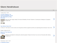 Tablet Screenshot of glennhendrickson.blogspot.com