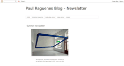 Desktop Screenshot of paulraguenesnewsletter.blogspot.com