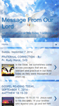 Mobile Screenshot of messagefromourlord.blogspot.com