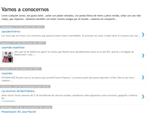 Tablet Screenshot of conocernosenespanol.blogspot.com