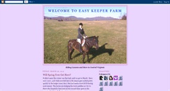 Desktop Screenshot of easykeeperfarm.blogspot.com