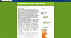 Desktop Screenshot of contemporaryfictionanovelreview.blogspot.com