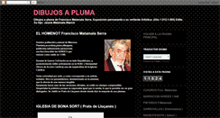 Desktop Screenshot of dibujosapluma.blogspot.com