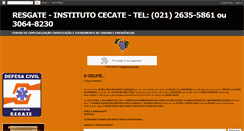 Desktop Screenshot of cecate-treinamentos.blogspot.com