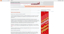 Desktop Screenshot of debestekoop.blogspot.com