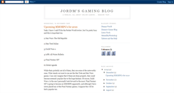 Desktop Screenshot of jordmgaming.blogspot.com