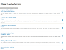 Tablet Screenshot of class-c-motorhomes.blogspot.com