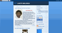 Desktop Screenshot of lasithmalinga.blogspot.com