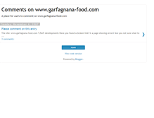 Tablet Screenshot of garfagnana-food.blogspot.com