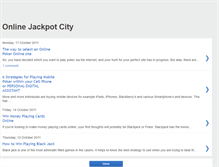 Tablet Screenshot of online-jackpot-city.blogspot.com