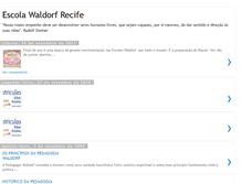 Tablet Screenshot of escolawaldorfrecife.blogspot.com