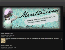 Tablet Screenshot of meretriciouscreations.blogspot.com