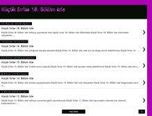 Tablet Screenshot of kucuk-sirlar-izlee.blogspot.com