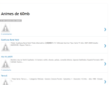 Tablet Screenshot of animes-en-60mb.blogspot.com