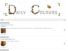 Tablet Screenshot of daily-colours.blogspot.com