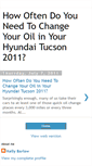 Mobile Screenshot of hyundaitucson2011383.blogspot.com