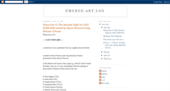 Desktop Screenshot of emerge-art-log.blogspot.com
