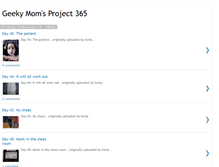 Tablet Screenshot of geekymom365.blogspot.com