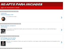 Tablet Screenshot of noaptoparainiciados.blogspot.com