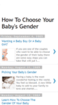 Mobile Screenshot of chooseyourbabysgender.blogspot.com