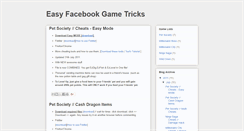 Desktop Screenshot of easygametricks.blogspot.com