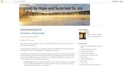 Desktop Screenshot of inspiredbyhope.blogspot.com
