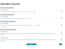 Tablet Screenshot of bbtutorials.blogspot.com
