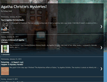 Tablet Screenshot of agathachristiesmysteries.blogspot.com