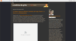 Desktop Screenshot of ametricadogrito.blogspot.com