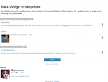 Tablet Screenshot of genevievekaradesign.blogspot.com