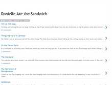 Tablet Screenshot of danielleatethesandwich.blogspot.com