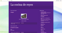 Desktop Screenshot of lacocinadereyes.blogspot.com