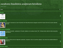 Tablet Screenshot of escultoresbrasileiros.blogspot.com