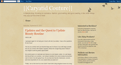 Desktop Screenshot of caryatidcouture.blogspot.com