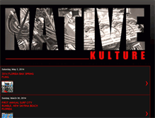 Tablet Screenshot of nativekulture.blogspot.com