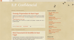 Desktop Screenshot of epconfidencial.blogspot.com