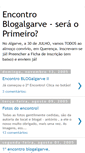 Mobile Screenshot of encontroblogalgarve.blogspot.com