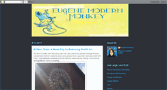 Desktop Screenshot of eugenemodernmonkey.blogspot.com