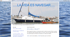 Desktop Screenshot of lavidaesnavegar.blogspot.com