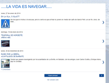 Tablet Screenshot of lavidaesnavegar.blogspot.com