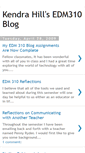 Mobile Screenshot of hillkedm310spring09.blogspot.com