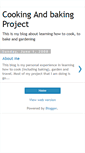 Mobile Screenshot of cookingandbakingproject.blogspot.com