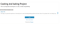 Tablet Screenshot of cookingandbakingproject.blogspot.com