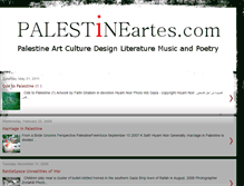 Tablet Screenshot of palestineartes.blogspot.com