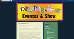 Desktop Screenshot of disparateseventosshow.blogspot.com