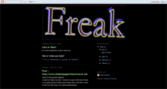 Desktop Screenshot of freakfahrens.blogspot.com