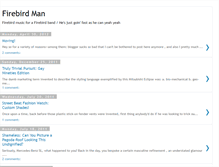 Tablet Screenshot of firebirdman.blogspot.com