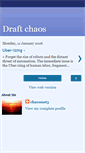 Mobile Screenshot of draft-chaos.blogspot.com