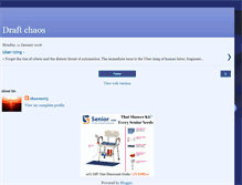 Tablet Screenshot of draft-chaos.blogspot.com