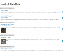 Tablet Screenshot of handbolriudellots.blogspot.com
